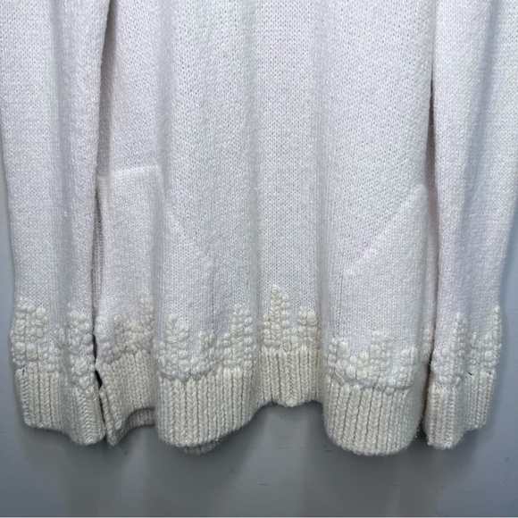 Anthropologie Sleeping On Snow Embroidered Mockneck Pullover Sweater Size XL - Picture 7 of 16